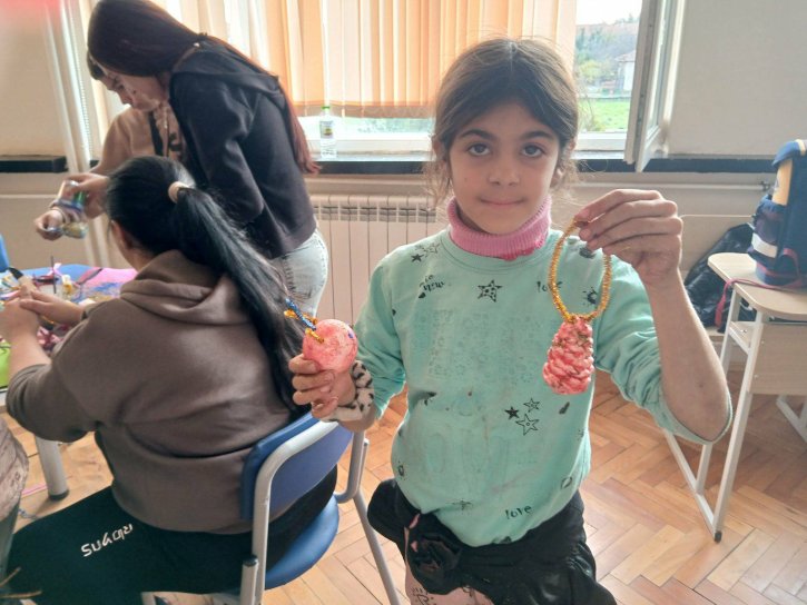 Коледна работилница с ученици и родители