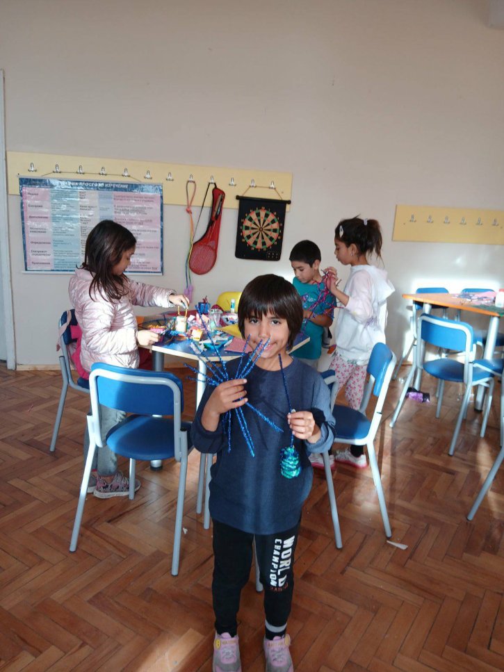 Коледна работилница с ученици и родители