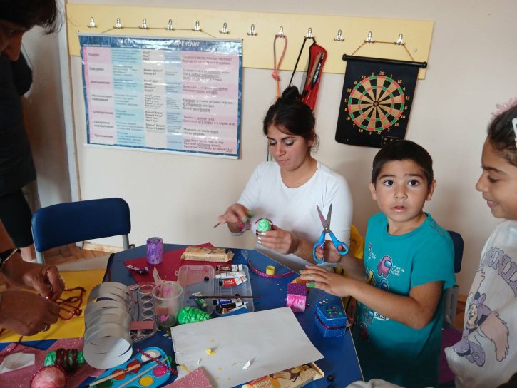 Коледна работилница с ученици и родители