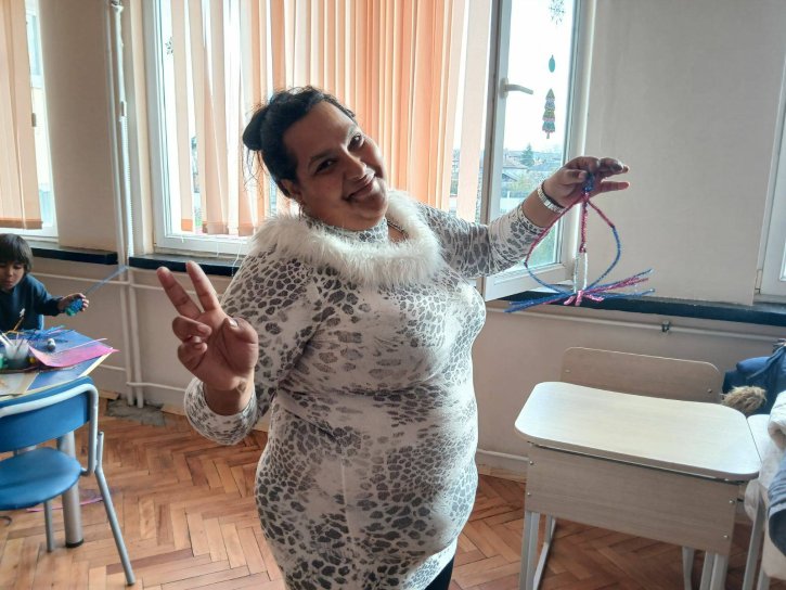 Коледна работилница с ученици и родители