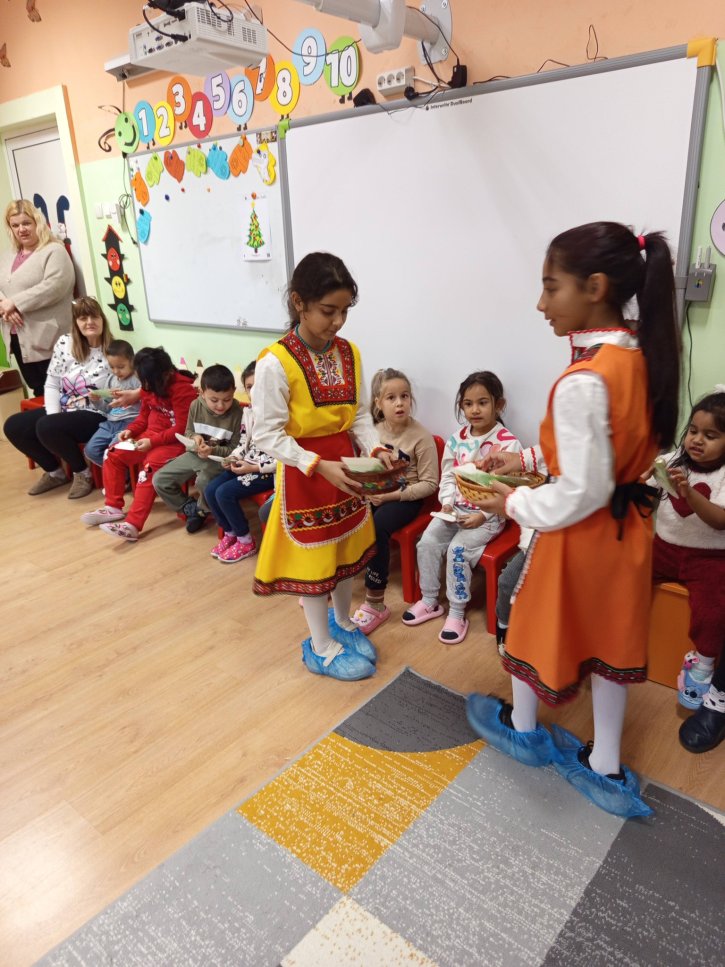 Посещение на учениците от 4. клас в детска градина 