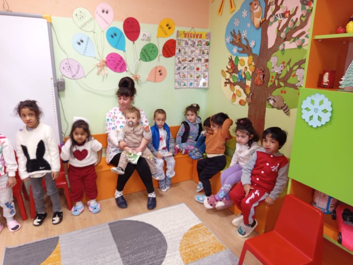 Посещение на учениците от 4. клас в детска градина 