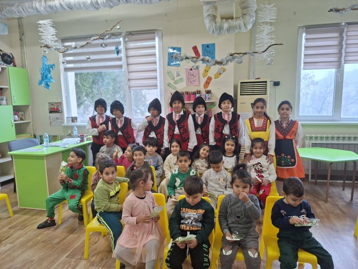 Посещение на учениците от 4. клас в детска градина 