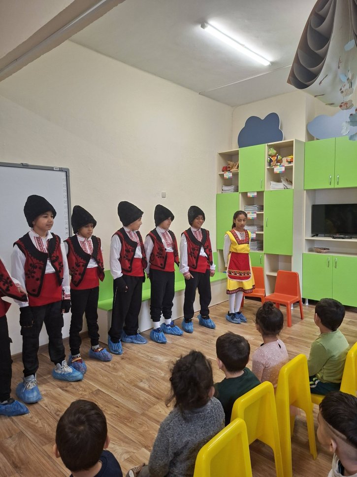 Посещение на учениците от 4. клас в детска градина 