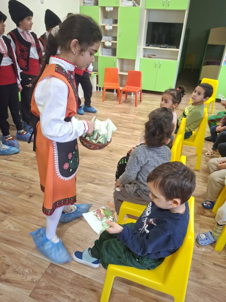Посещение на учениците от 4. клас в детска градина 