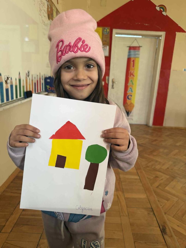 Апликации с геометрични фигури в група ЦДО – 1. и 2. класа