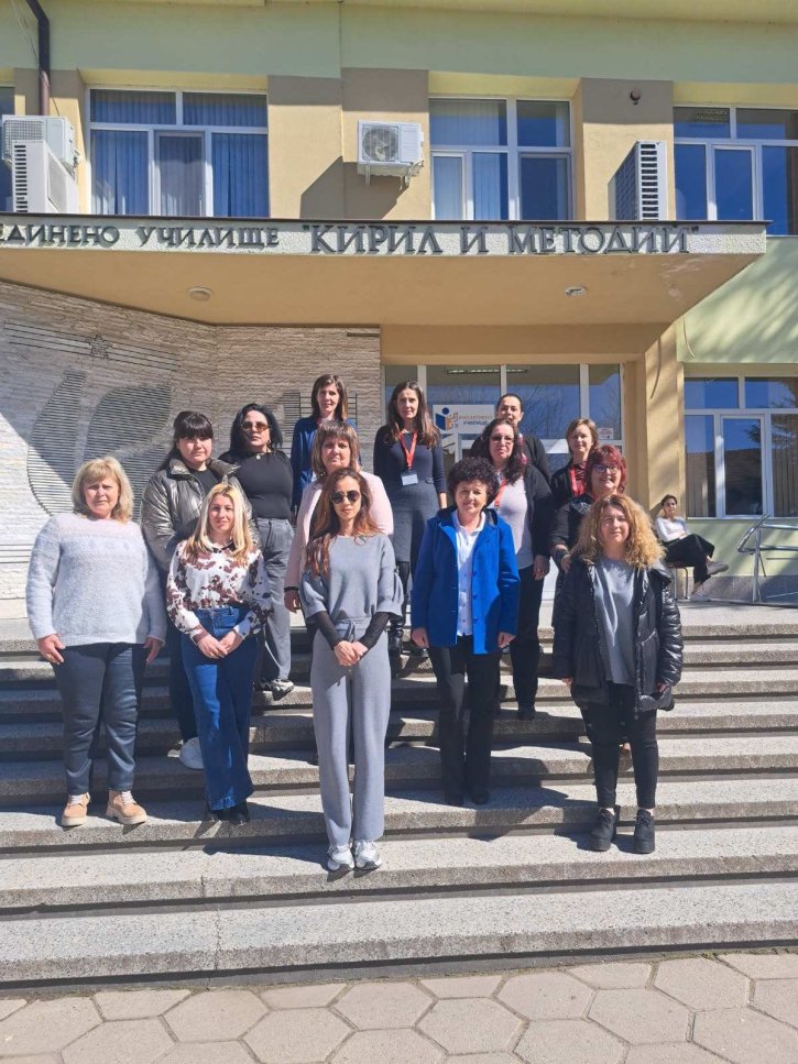 Обмен на добри практики по НП „Иновации в действие“ в ОбУ „Св. св. Кирил и Методий“ – с. Ръжена.