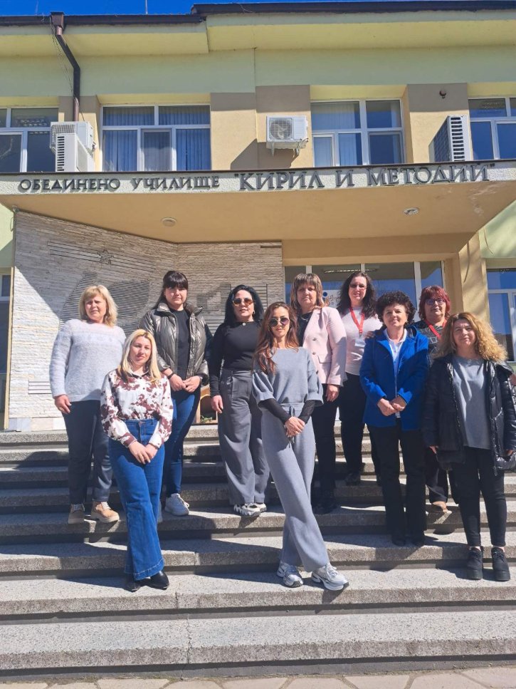 Обмен на добри практики по НП „Иновации в действие“ в ОбУ „Св. св. Кирил и Методий“ – с. Ръжена.