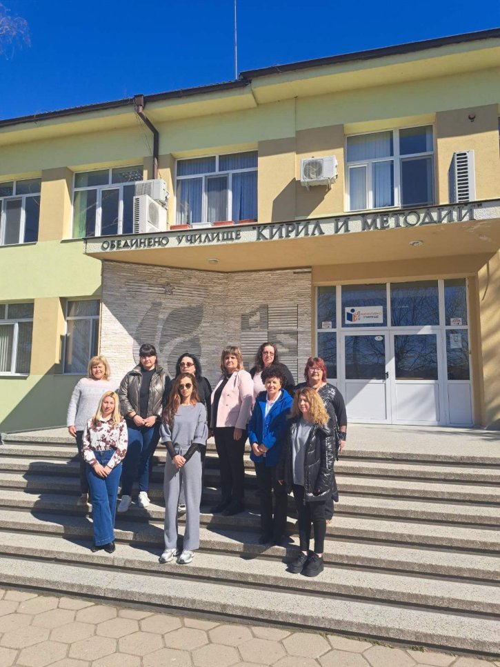 Обмен на добри практики по НП „Иновации в действие“ в ОбУ „Св. св. Кирил и Методий“ – с. Ръжена.