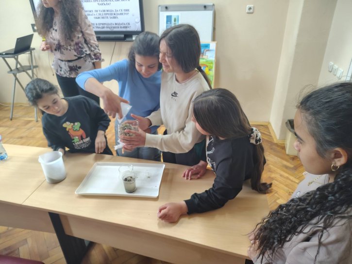 Открит урок по повод Световния ден на водата в 5. клас.