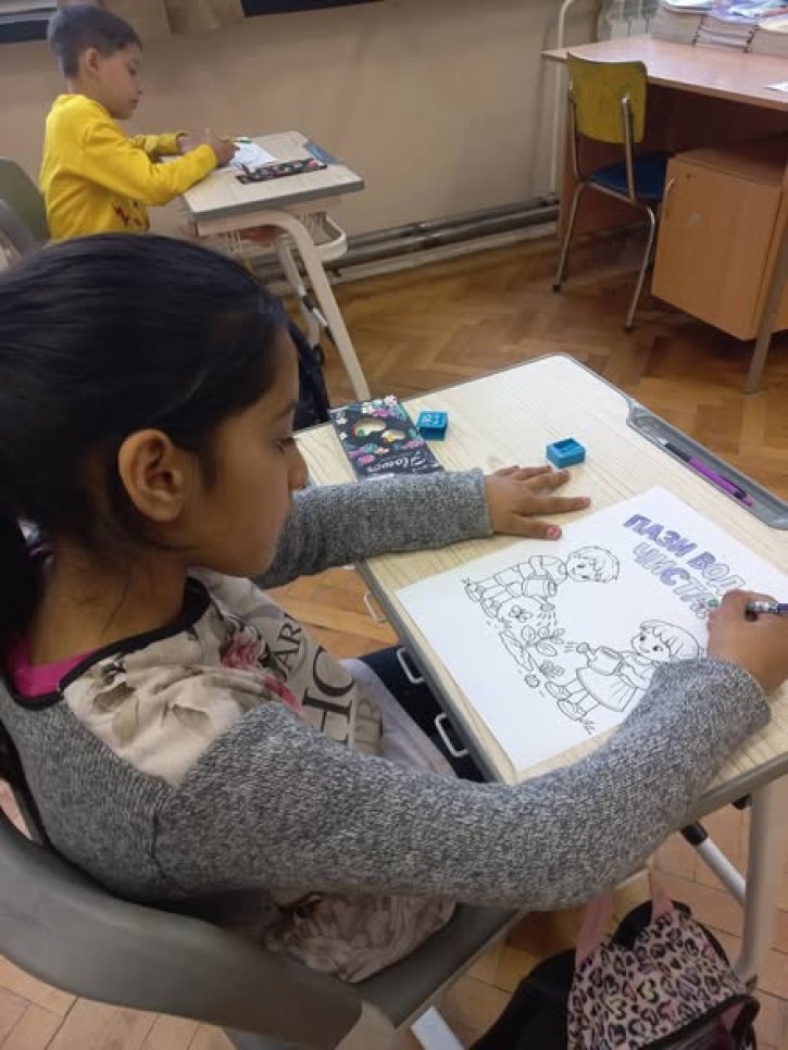 С грижа за природата ученици от 3. клас отбелязаха Деня на водата.