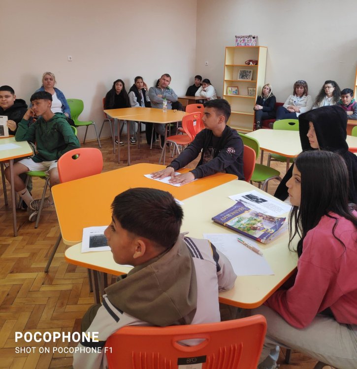 Шестокласници с открит урок, посветен на 150-годишнината от Априлското въстание и Тодор Каблешков.
