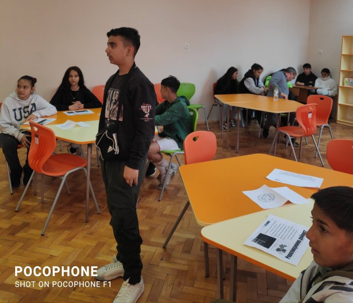 Шестокласници с открит урок, посветен на 150-годишнината от Априлското въстание и Тодор Каблешков.