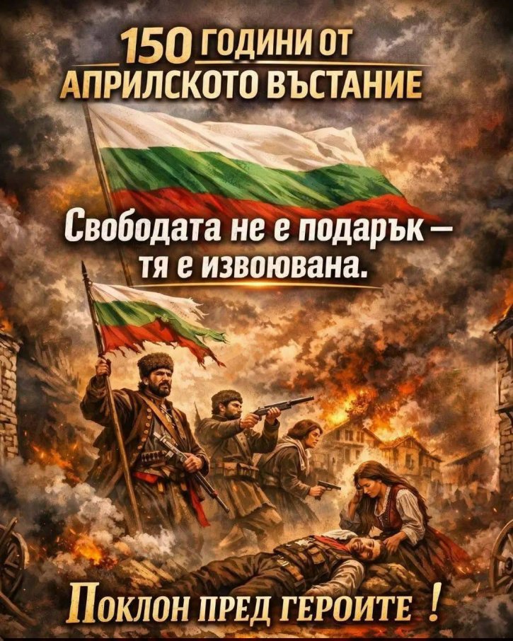 Интерактивен урок по БЕЛ, посветен на „Походът на книгата“ и 150 години от Априлското въстание