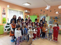 Посещение на учениците от 4. клас в детска градина