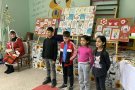 Баба Марта на гости на учениците от начален етап.