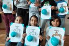 Ученици от 1. клас с урок за значението и опазването на водата.