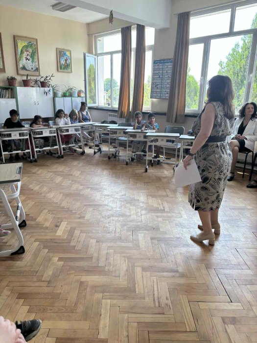 Последният урок за учебната година в 1 клас