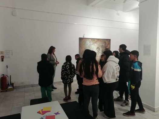 Посещение на ученици от 5., 6. и 7. клас в художествена галерия „Петко Чурчулиев“