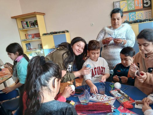 Коледна работилница с ученици и родители