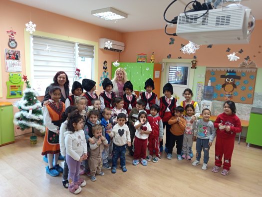 Посещение на учениците от 4. клас в детска градина 