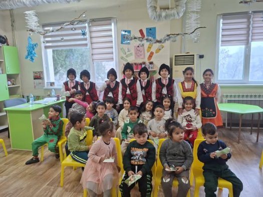 Посещение на учениците от 4. клас в детска градина 