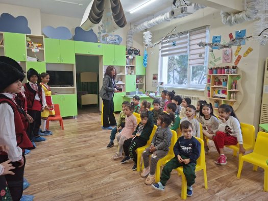 Посещение на учениците от 4. клас в детска градина 