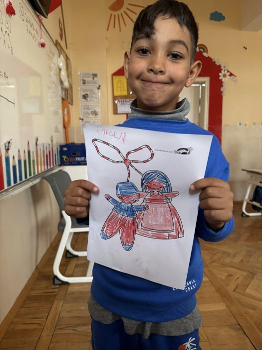 Ученици от ЦДО 1. и 2. клас се запознаха с легендата за Баба Марта.