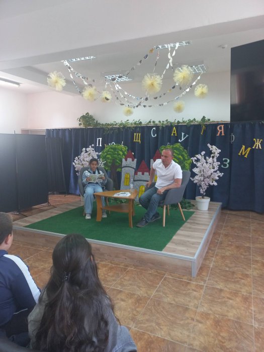 Среща с детския писател Гочо Гочев в Градска библиотека „Пеньо Пенев“